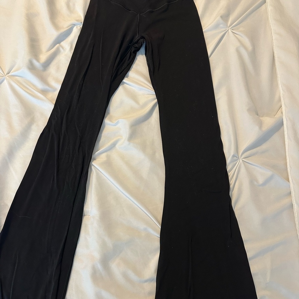Women’s black aerie align flare leggings